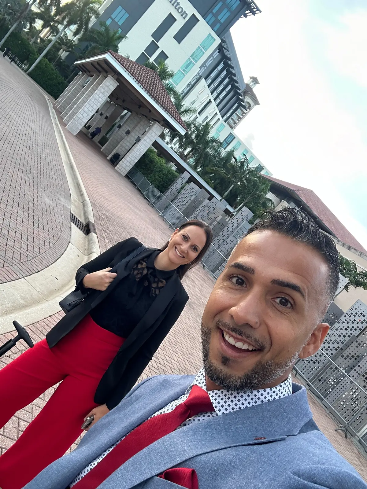 Birol Isik and Daniela Lovric co-founders of Onspire Nation at international business event for AI consulting